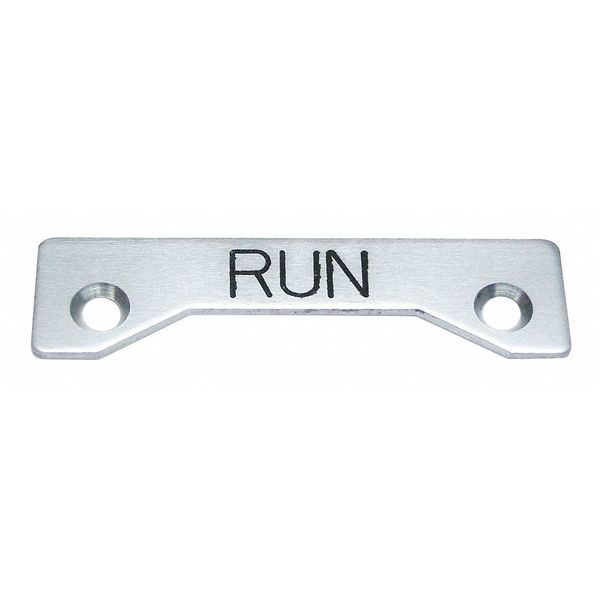 Standard Legend Plate, Run