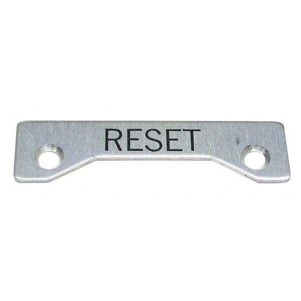 Standard Legend Plate, Reset