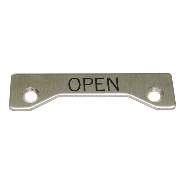 Standard Legend Plate, Open