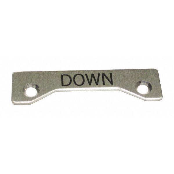 Standard Legend Plate, Down