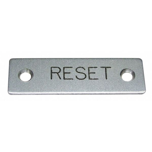 Standard Legend Plate, Reset