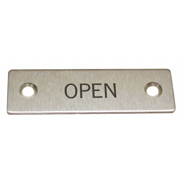 Standard Legend Plate, Open
