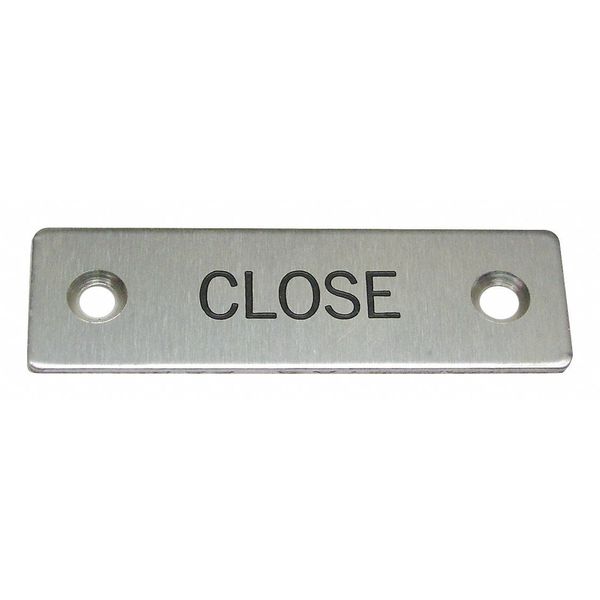 Standard Legend Plate, Close