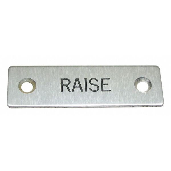 Standard Legend Plate, Raise