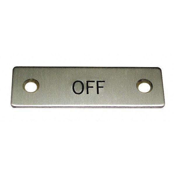 Standard Legend Plate, Off