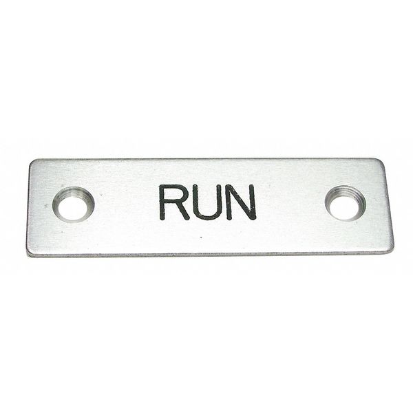 Standard Legend Plate, Run
