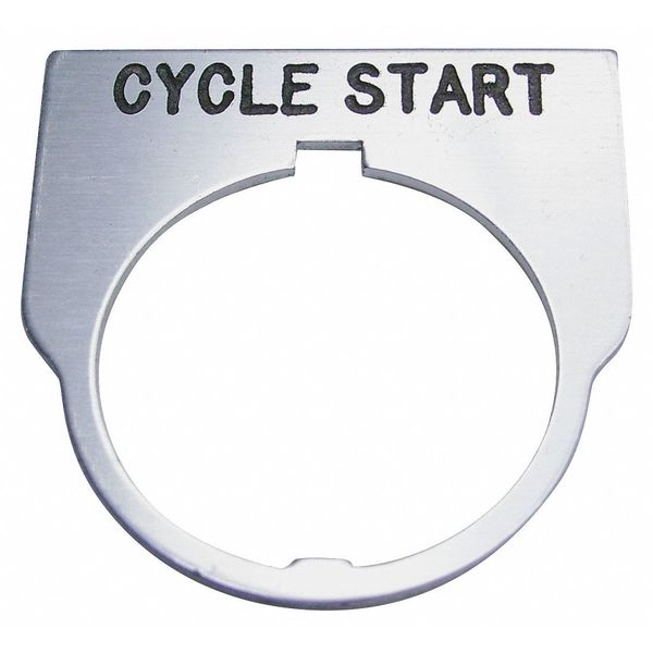 Standard Legend Plate, Cycle Start