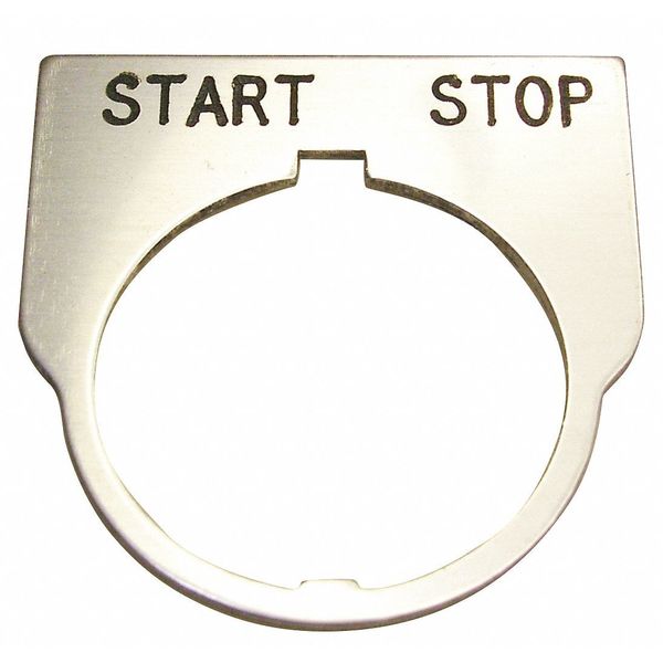 Standard Legend Plate, Start-Stop