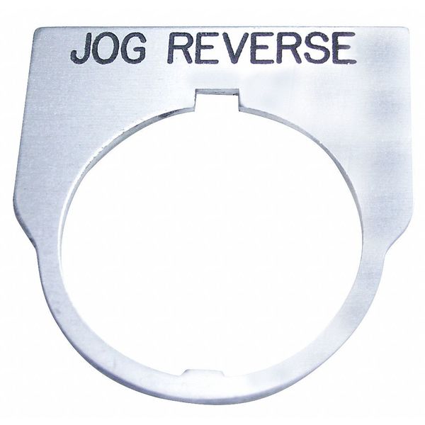 Std Legend Plate, Jog Reverse