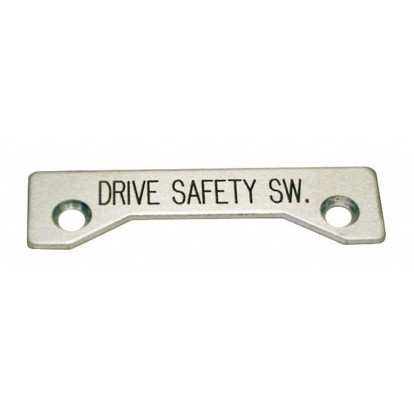 Spec Legend Plate, Drive Safety Switch
