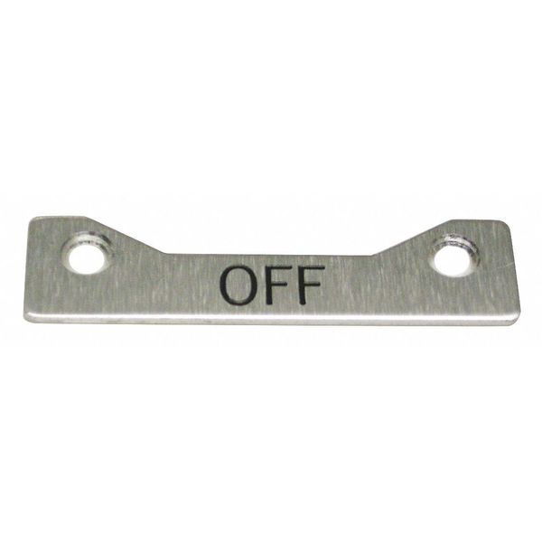 Standard Legend Plate, Off