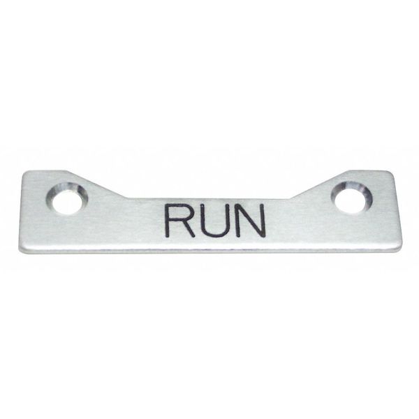 Standard Legend Plate, Run