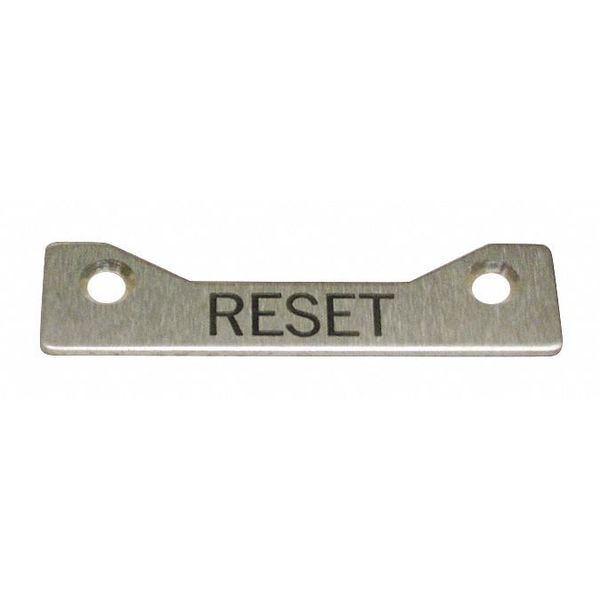Standard Legend Plate, Reset