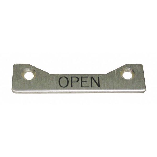 Standard Legend Plate, Open