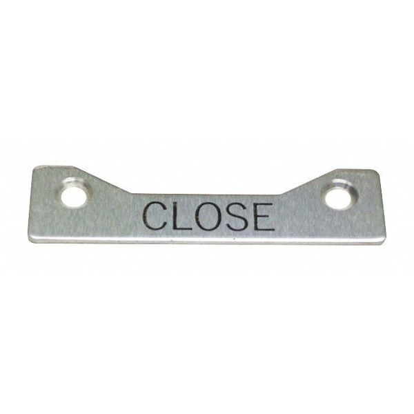 Standard Legend Plate, Close