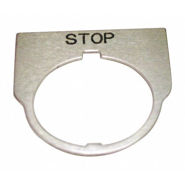 Standard Legend Plate, Stop