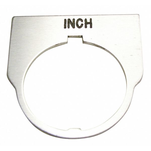 Standard Legend Plate, Inch