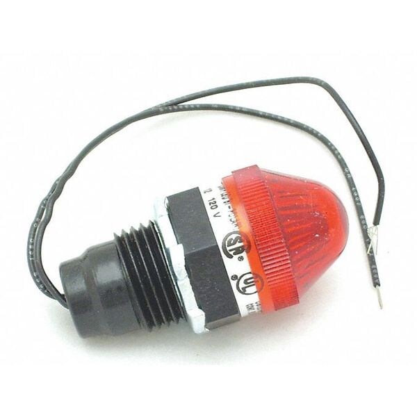 Pilot Light, 120V, Led w/Red Lens