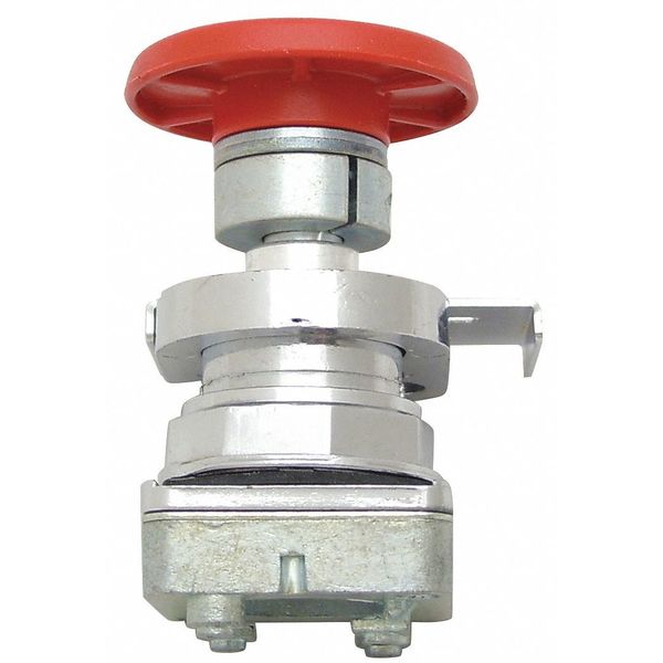 Push Button Plunger, Momentary, 30.5mm, Red