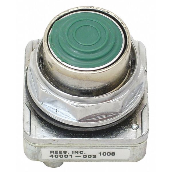 Standard Push Buttons Plunger, Green, 30mm