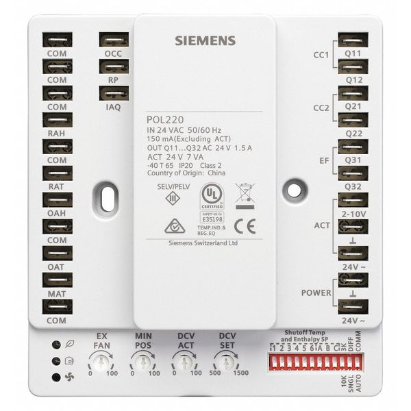 Economizer Controller, 0-10V, DC Signal