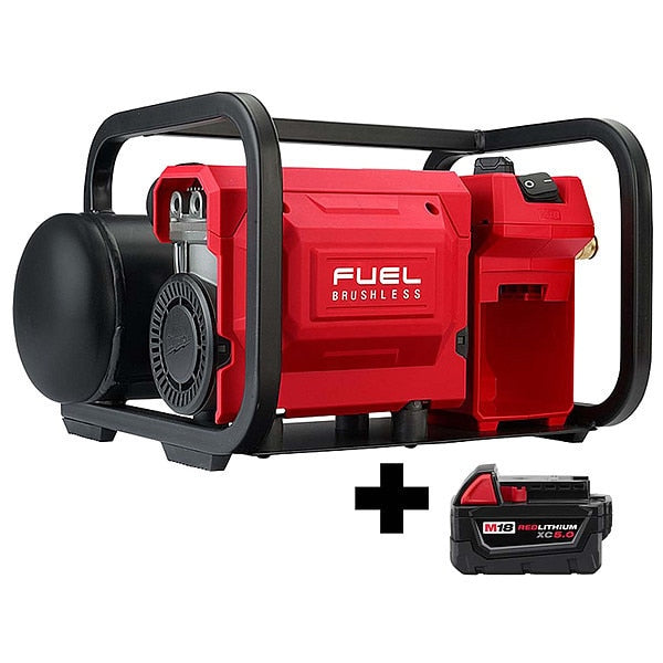 M18 FUEL 2-Gal Compressor, 5.0 Battery