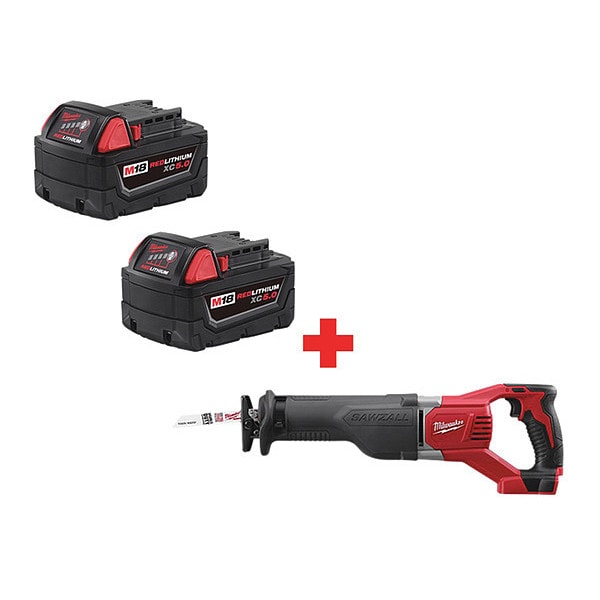 Cordless Reciprocating Saw, w/Battery