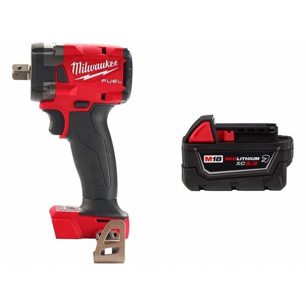 Impact Wrench and Battery, Pin Detent