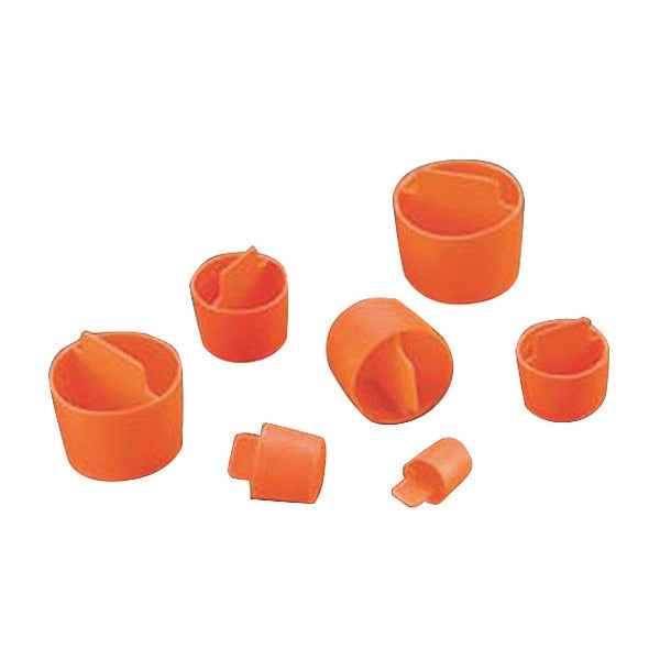 Red Plastic Tapered Plug .727