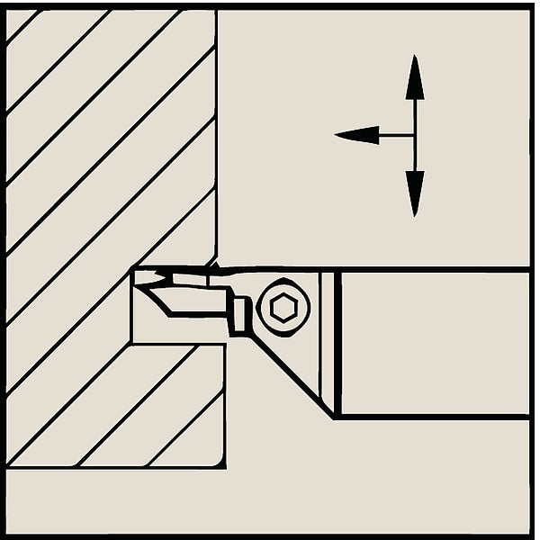 Grooving/Parting Toolholder, WMTA, LH