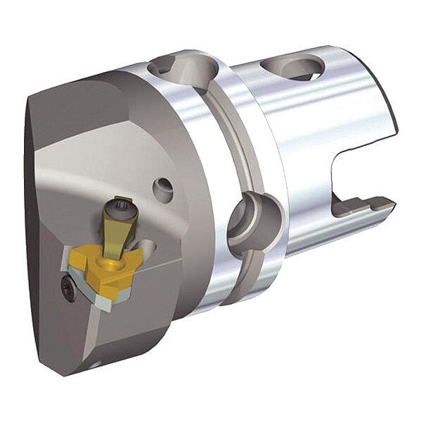 Indexable Thread Cutting Unit Head, 64.95mm L, Triangle Insert Shape