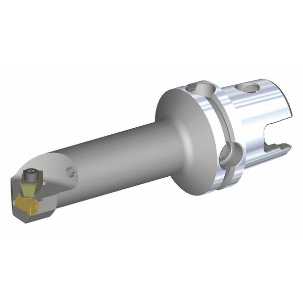 Grooving/Threading Cutting Unit Head, KM40TSS16FNER2, 80.00mm L, Top Notch Insert Shape