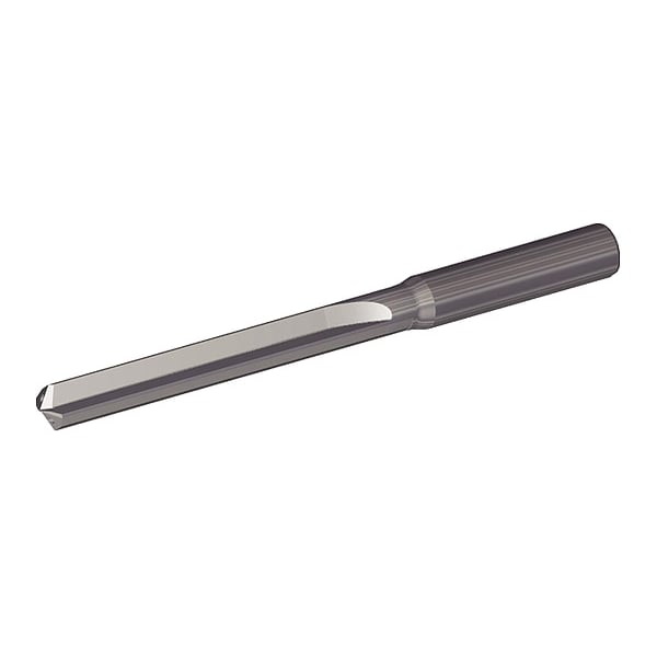 Indexable Boring Bar, A08RSCFPR2, 8 in L, High Speed Steel, 80 Degrees  Diamond Insert Shape