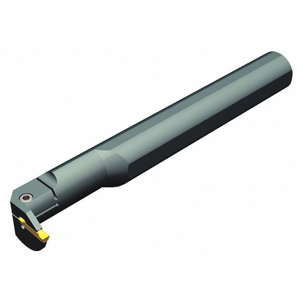 Indexable Grooving and Parting Toolholder, A20SWMTER0419N, 10 in L, High Speed Steel
