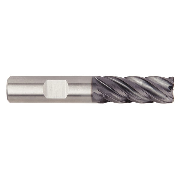 Square End Mill, Single End, Carbide, 1