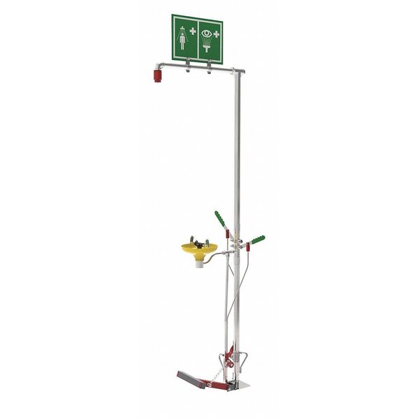 Combination Shower, Self-Draining