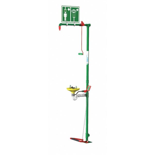 Combination Shower, Floor Mount, Galv
