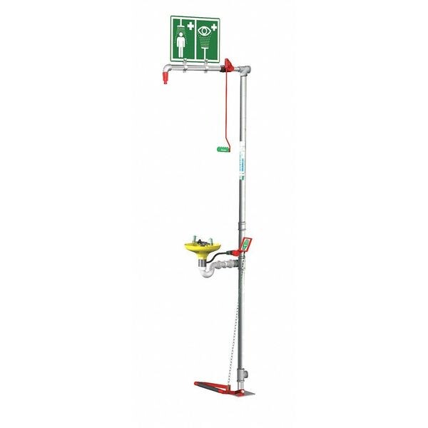 Combination Shower, Floor Mount, SS