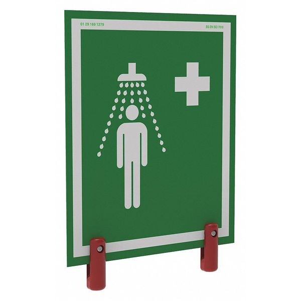 Safety Shower Sign, Universal, Bracket