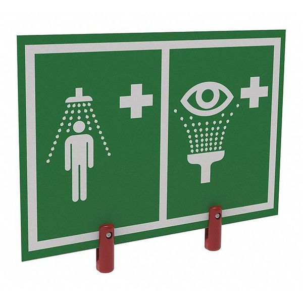 Safety Shower and Eye/Face Wash Sign, ES-BRAC-SIGN-H
