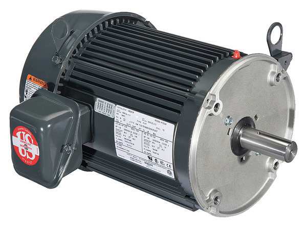 3-Phase General Purpose Motor, 10 HP, 215TC Frame, 208-230/460V AC Voltage, 1,760 Nameplate RPM
