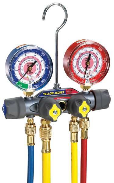 Mechanical Manifold Gauge Set, 4-Valve
