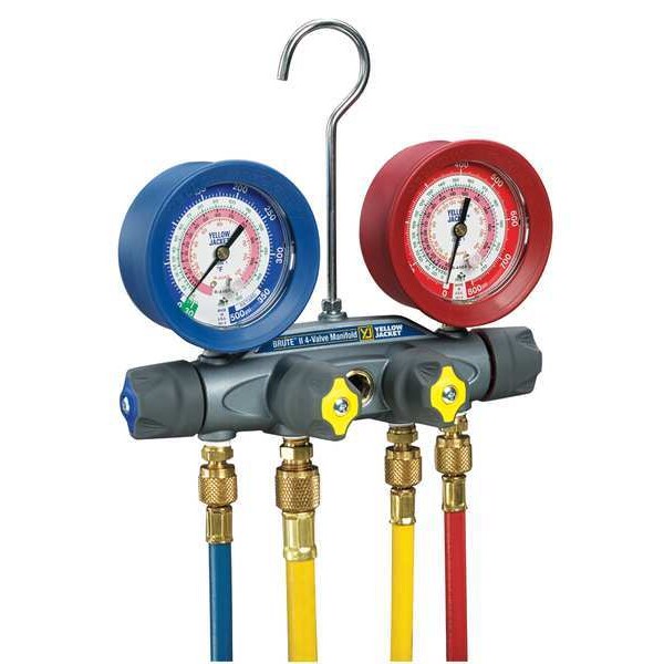 Mechanical Manifold Gauge Set, 4-Valve