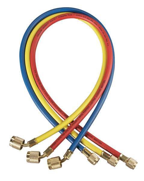 Manifold Hose Set, 36 In, Red, Yellow, Blue
