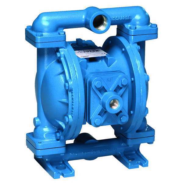Double Diaphragm Pump, Cast iron, Air Operated, Santoprene, 45 GPM