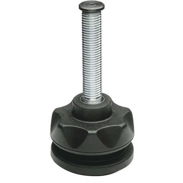 Level Foot, Swivel Stud, M16, 2-31/41 in.