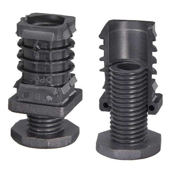 Level Foot, Swivel Stud, M16, 40mm Base