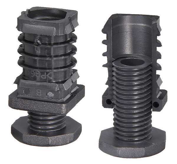 Level Foot, Swivel Stud, M16, 30mm Base