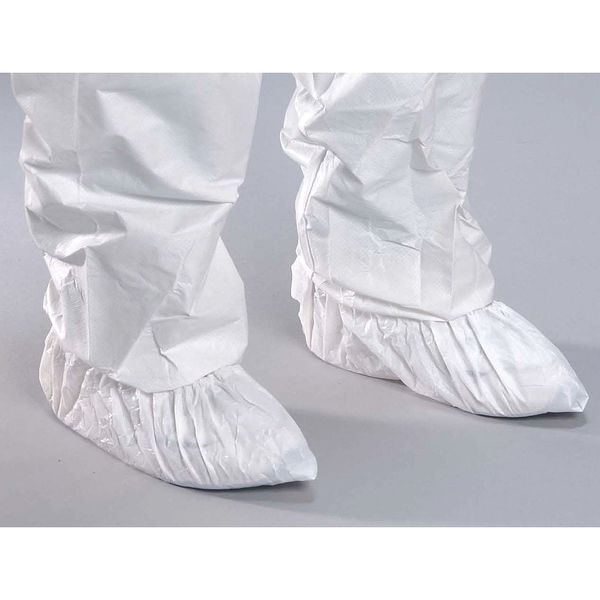 Critical CoverÂ® CPE Shoe Covers, All Film, XL, White, PK1000