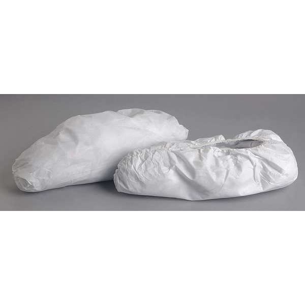 Critical CoverÂ® Shoe Covers, Fluid Resistant, XL, Blue, White, PK150